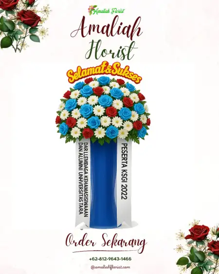 Standing Flowers Putih